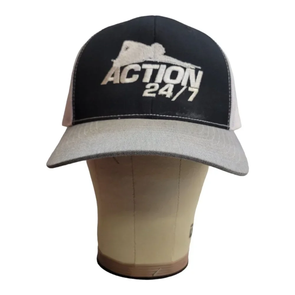 Richardson Action 24/7 Mesh Snapback Cap Trucker Baseball Hat